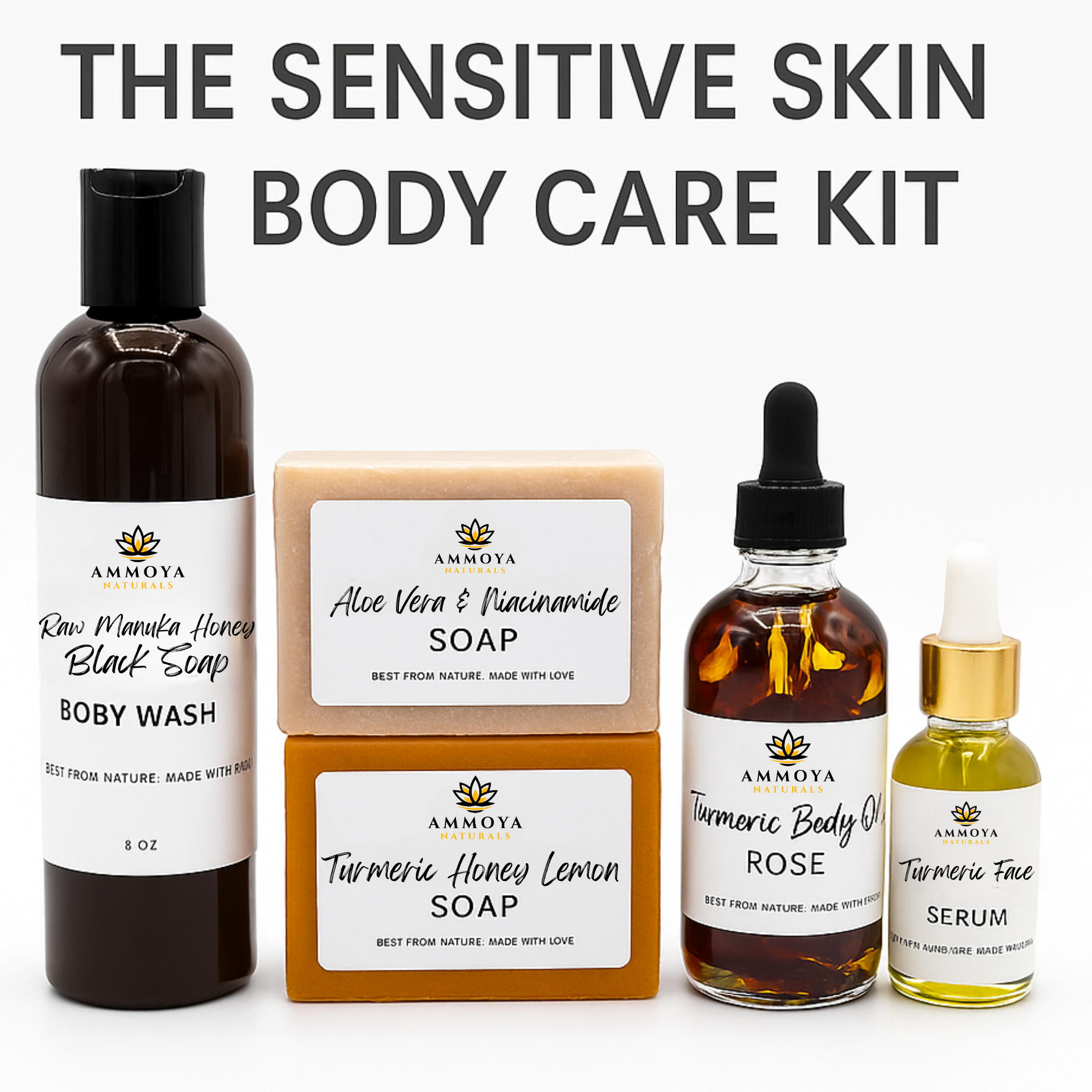 Sensitive Skin Face and Body Care Kit