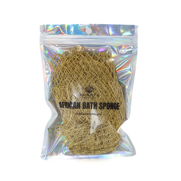 Ammoya Naturals African Exfoliating Net Sponge for Sensitive Skin, 45" Long
