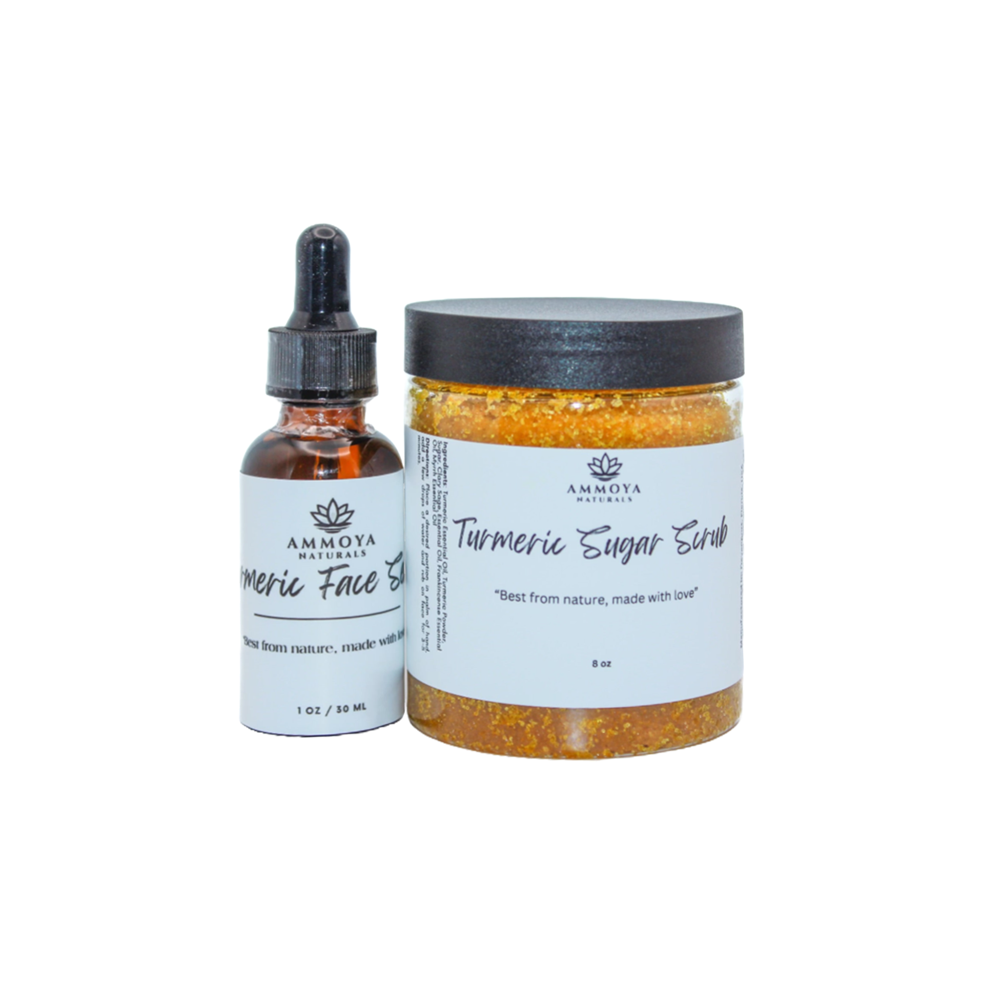 Turmeric Honey Scrub & Turmeric Face Serum Duo