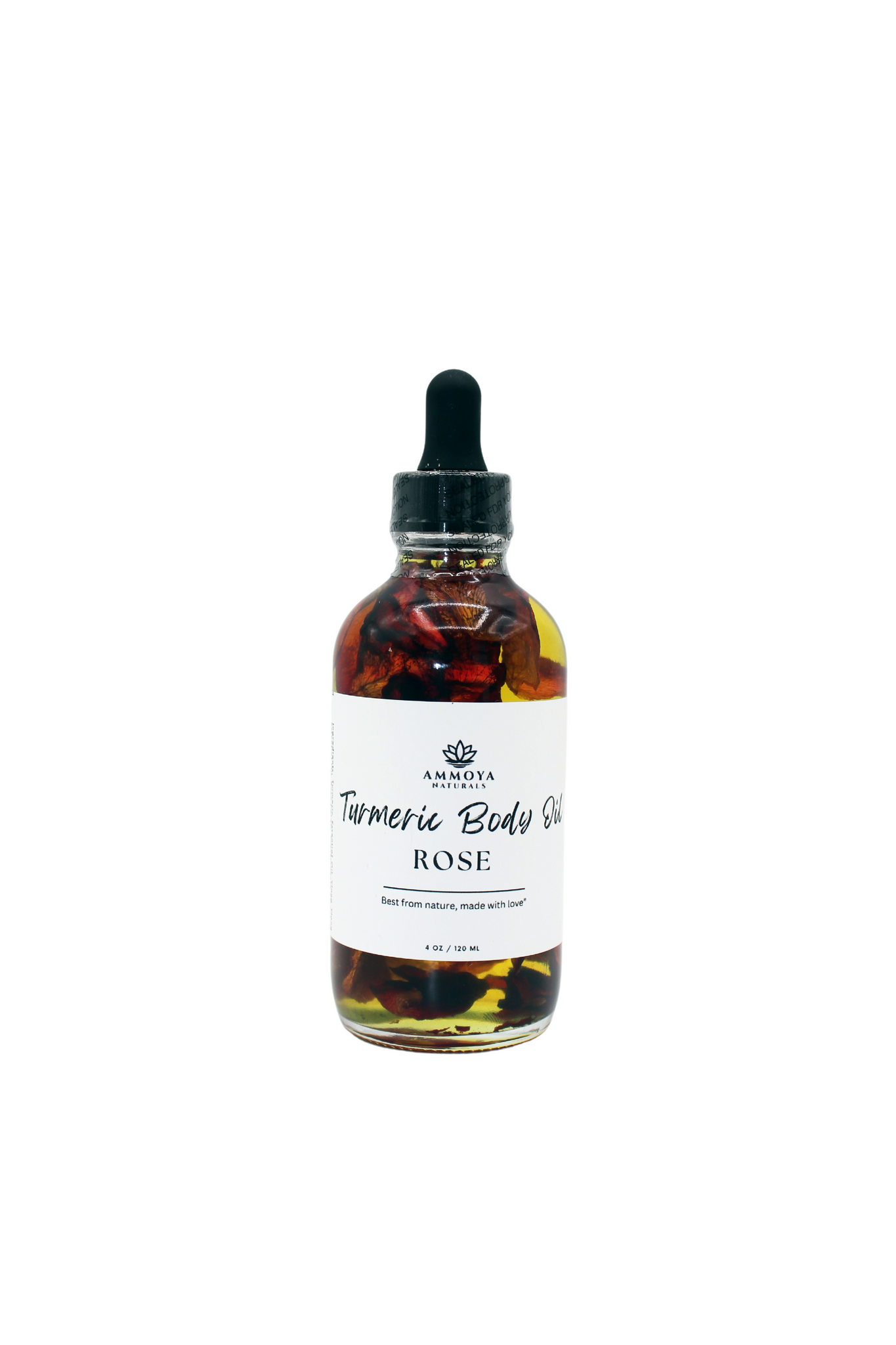 Turmeric Body Oil: With Rose, Calendula, or Lavender