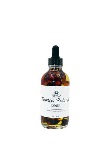 Turmeric Body Oil: With Rose, Calendula, or Lavender