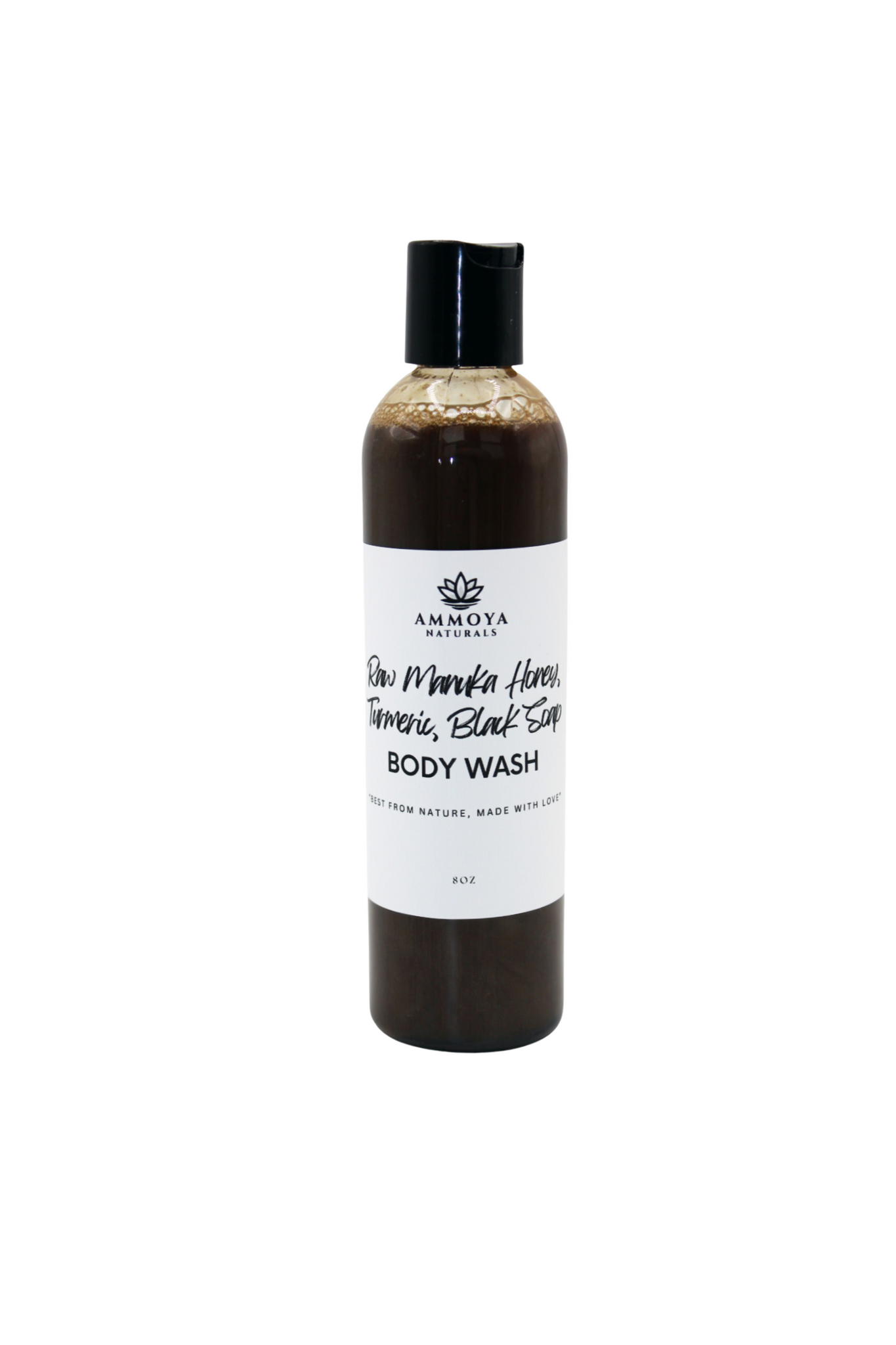 Raw Manuka Honey Turmeric Black Soap Body Wash