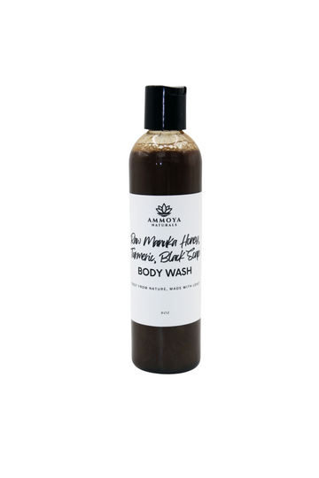 Raw Manuka Honey Turmeric Black Soap Body Wash